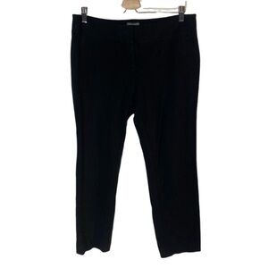 Vince Camuto dark black dress pants. Size 10. Zipper. Pockets are decorative.